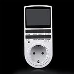 7 Day Digital LCD Electronic Plug-in Programmable 12/24 Hour Timer Switch Socket