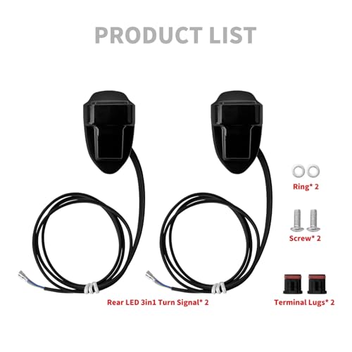 Clignotants pour Softail 2000-2015 feux arrière chrome - 4