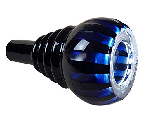 Ersatzglas für Shisha | Bowl ohne Gewinde | Farbe - Blau | Ersatzbowl für Wasserpfeife | Höhe - 30cm | Shisha Vase mit… – Bild 3