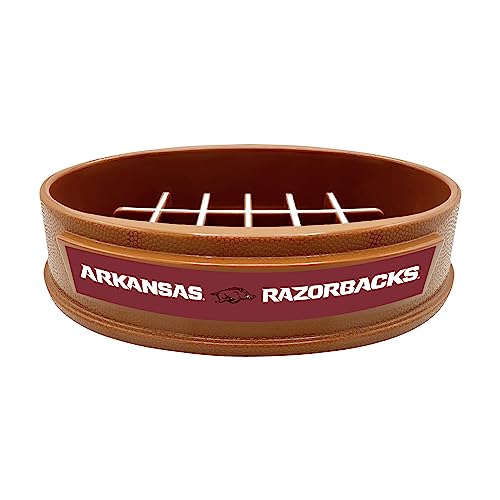Pets First ARK-3624 Ncaa Super-Bowl - Arkansas Razorbacks Slow Feeder Dog Bowl. Football Design Slow Feeding Cat Bowl thumb #6
