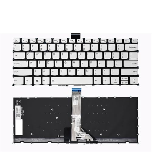 Clavier Yoga Slim 7 2023 rétroéclairé argent pour télétravail