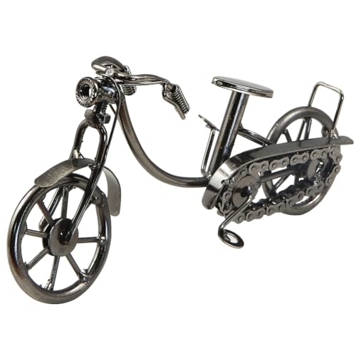 Estatua decorativa bicicleta vintage de hierro