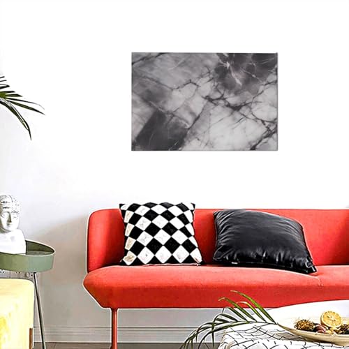 Tableau moderne en marbre noir pour sublimer l'ambiance de votre chambre