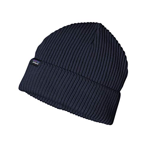 Patagonia Unisex Fisherman's Rolled Beanie, Navy Blau, Einheitsgröße EU