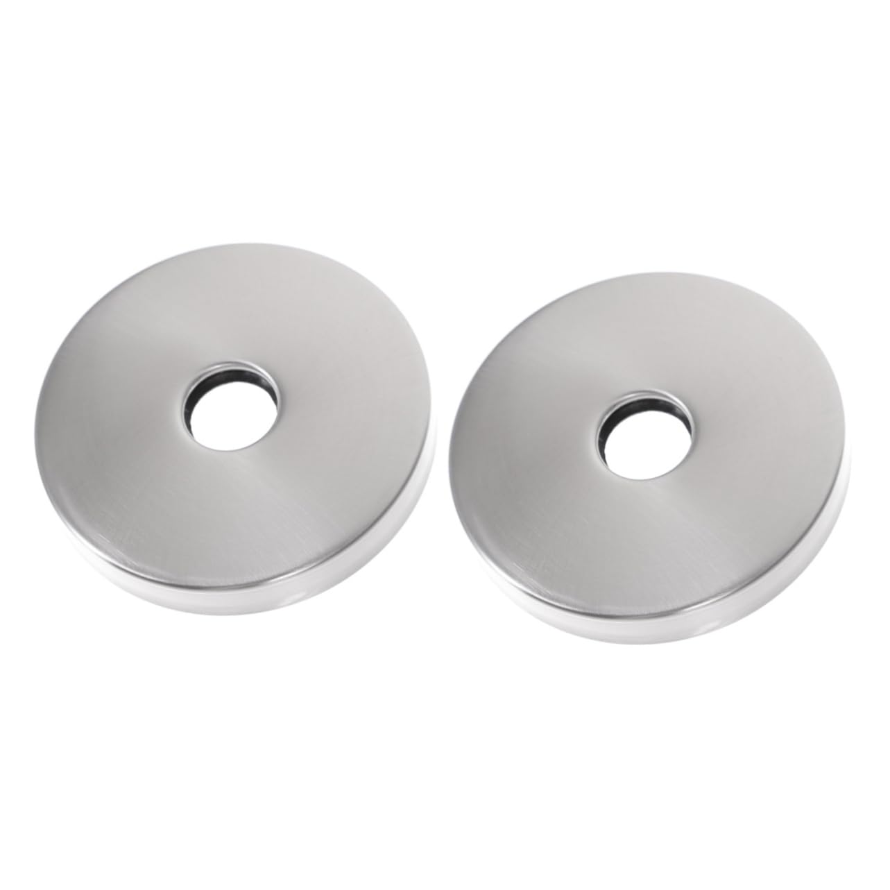 Plaque escutcheon ronde inox pour robinet de cuisine et salle de bain élégante