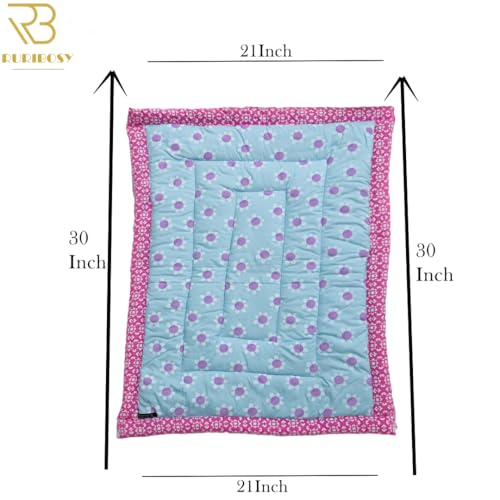 Image of Bedding Mattress for Cotton, Baby Sleeping Bed Set Godari Baby Cradle |Sleeping Mat |Multi Purpose Cushioned Bed |Baby Bed for 0 to 2 Years.