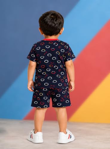 Image of 3BROS Baby Boys & Baby Girls Cotton Hosiery Clothing Set Half Sleeves T-shirt with Matching Pants (DB20HS6027 Parent)