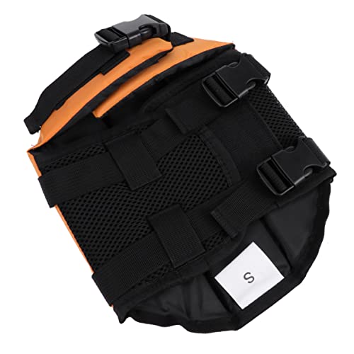 Toddmomy Orange s Pet Life Vest Comfortable Texture Breathable and Reflective for Beach Activities