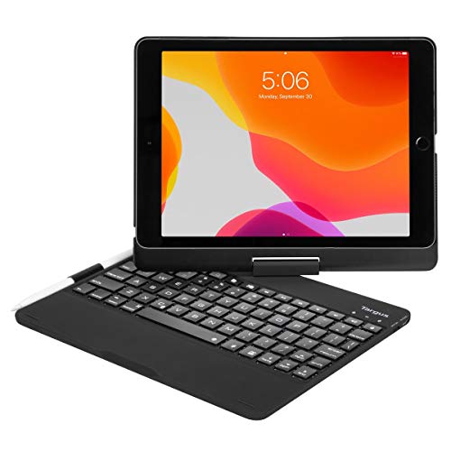 Targus THZ857DE VersaType for iPad (8th and 7th Gen) 10.2 inch, iPad Air 10.5 inch, iPad Pro 10.5 inch (German) - Black