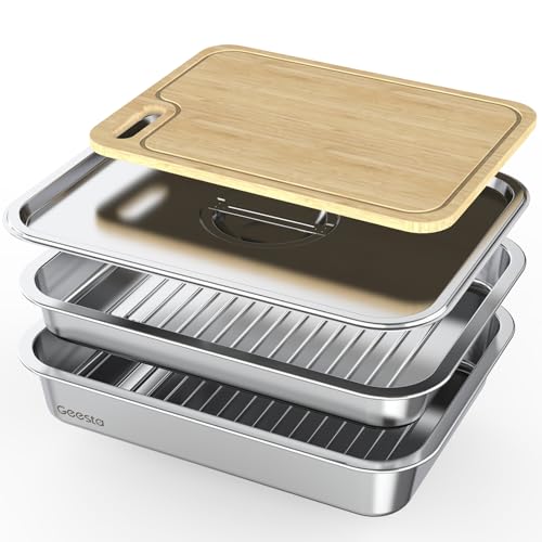 Geesta Stainless Steel Prep Tray Set
