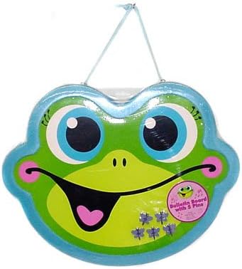 Frog Bulletin Board with 5 Push Pins