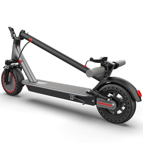 Electric Scooter with Dual Shock, 8.5" Solid Tires, 350W Motor 19...