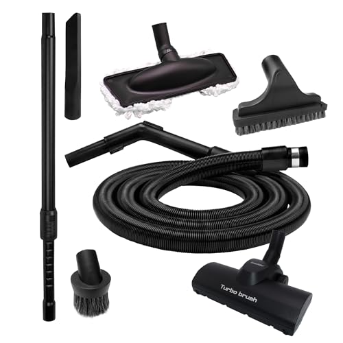 Intervac Tool Kit Central Accessories, Attachments, 35' Stretch Hose and More Accessories, Easy to Use, Compatible with All Intervac's Models