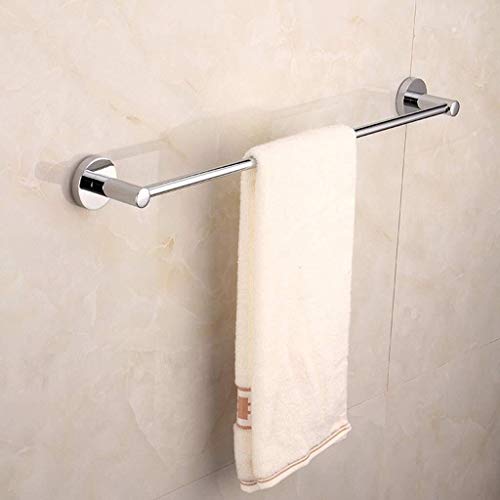 Toallero estante de baño cromado de 70 cm en acero inoxidable puro 2