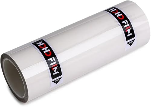 HOHOFILM Photochromic Clear to Light Grey Color Change Headlight Tint Film Black Auto Headlight PPF Film TPU Car Lamp Film 12"X24"