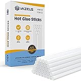 📌ALLESKÖNNER – IMZEUS Transparente Heißklebestifte idealer Universal-Kleber für den Bastel- Hobby- und Modellbaubereich geruchsneutral belastbar tropfen nicht nach.