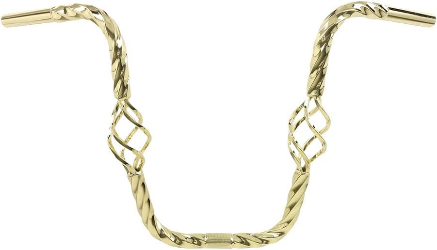 Fenix Lowrider 16" Cage Square Twisted Bike Handle Bars,25.4mm