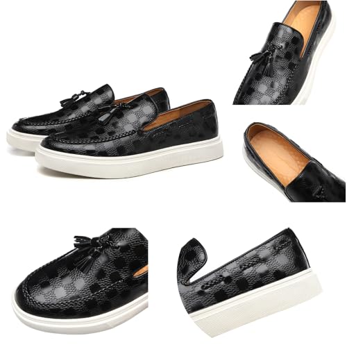 Fashionable Men's Penny Loafers Breathable Casual Shoes Slip on Loafers Lightweight Comfortable Oxford Shoes for Daily Walking3