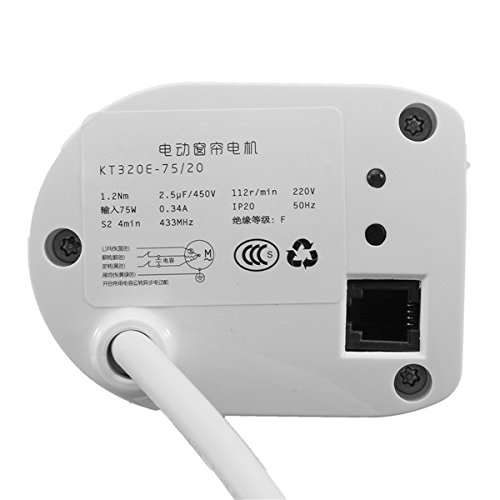 EsportsMJJ 22X5X7Cm 75W Motorizzato Sipario Motore Elettrico Telecomando Tenda Motore