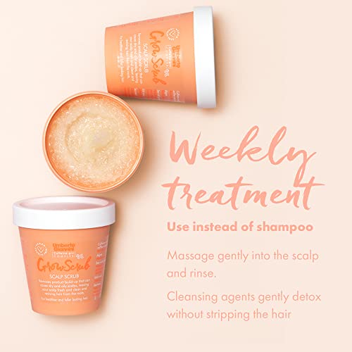 Umberto Giannini Grow Long Hair Growth Treatment Set, Vegan & Cruelty Free Grow Scrub Scalp Exfoliator & Grow Mask with Caffeine-Gro Complex, 2 Pack - Image 5