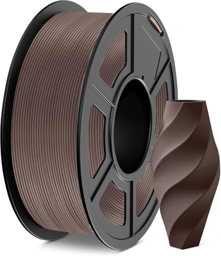 JAYO PLA Holz Filament 1,75 mm Walnussholz, Echtes Holz PLA 3D Drucker Filament, Holzstruktur, mit 15% Holzfasern, 1,1 kg Spule, Maßgenauigkeit +/- 0,02 mm
