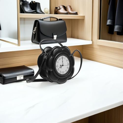 Sac horloge steampunk originale avec sangle ajustable et forme vintage - 5