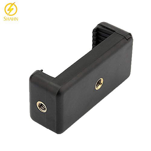 Image of Shahn Camera Stand Clip Bracket Holder Tripod Monopod Mount Adapter for Mobile Phone (Selfie Bracket with 2 Side Screw)