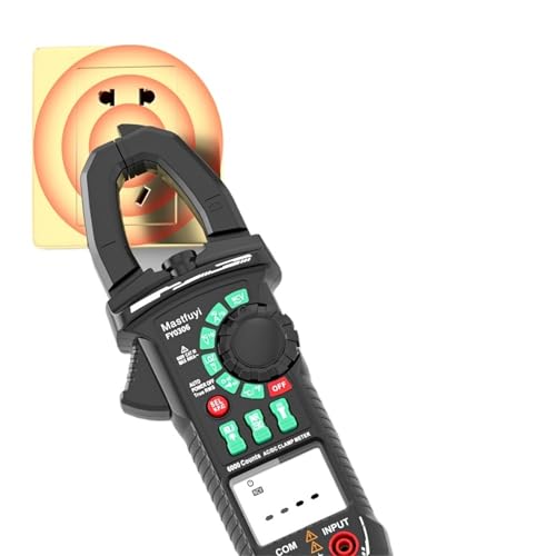 Medidor de pinza amperimétrica digital True RMS 600A Multímetro Voltímetro 600V AC/DC VFC Corriente de irrupción Capacitancia NCV Ohm Hz Tester (Verde) miniatura 2