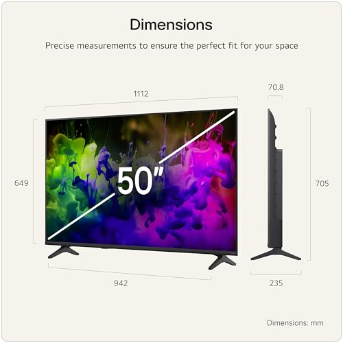 TV LG AI QNED7E 2026 50 Mini LED UHD 4K 50QNED7EB3C - vue 4
