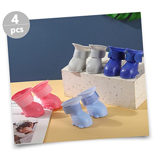 Bottes imperméables pour chien chaussures pour chiots saison des pluies - 6