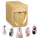 【Machine de peinture à ongles】 Utilisant trois encres à base d'eau de couleur primaire, notre imprimante nail art offre des couleurs et des motifs éclatants tout en offrant des résultats durables. Chaque cartouche peut produire environ 800 ongles, d'une durée de 2 à 4 semaines selon l'utilisation personnelle.