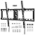 TV Wall Mount for Most 37-82 Inch, Low Profile Tilt Wall Mount TV Bracket for Flat/Curved TVs with Max VESA 600x400mm, Fits 16"-24" Studs Up to 132 lbs, Black