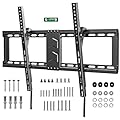 TV Wall Mount for Most 37-82 Inch, Low Profile Tilt Wall Mount TV Bracket for Flat/Curved TVs with Max VESA 600x400mm, Fits 16"-24" Studs Up to 132 lbs, Black