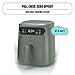 CRUX x Marshmello 3.0 QT Digital Air Fryer with TurboCrisp Technology, Touch Screen Temperature Control, Timer and Auto Shut-off, Fully Programmable, Silicone Cupcake Molds Included, Olive