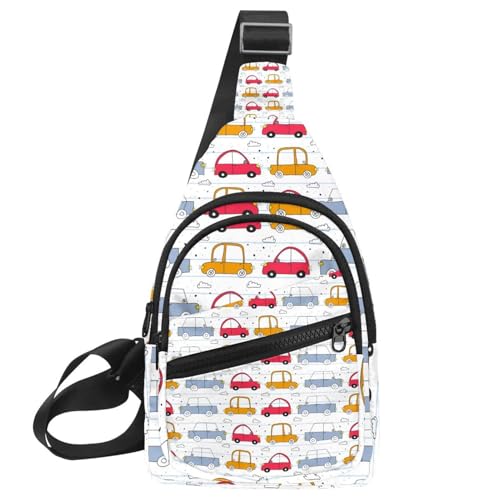 Bandolera cruzada multicolor para tus viajes y paseos diarios urbanos