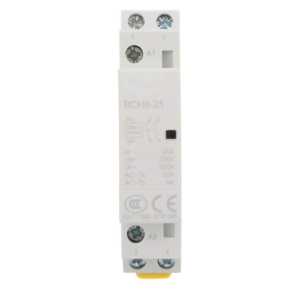 Compact 25A Din Rail Ac Contactor 2 Pole for SpaceSaving Installation [Quiet & ]