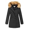 Elara winterparka voor dames, jas, mantel, kunstbont, Chunkyrayan