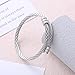 Crainoc Titanium Bangle Cable Wire Cuff Bracelet for Men Titaniumion Osimium Bangle Adjustable Cable Cord Winding Bracelet Vintage Twisted Bangle Fashion Jewelry Gifts