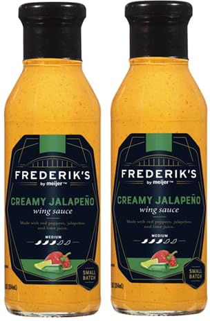 Creamy Jalapeno Wing Sauce (2 Bottles, 12 oz. each)