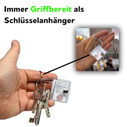 Generisch Islamisches Bittgebete Minialbum Schlüsselanhänger, Duʿāʾ Gebetssammlung, 4,5 x 3,5 cm, 16 Gebete (1)