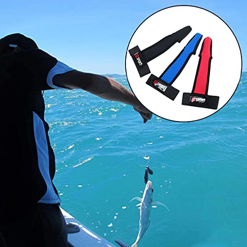 BOBOZHONG Fishing Gloves,3PCS Fishing Single Finger Glove Professional Elastic Band Fishing Glove Anti Slip Stall Protector Glove for Fishing Sea Surf Outdoor Activities - Image 3
