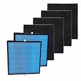 Slirceods Replacement H13 True HEPA Filter Kit Compatible with Okaysou Apollo 810 GT air purifier, 5-Stage Filtration High-efficiency True HEPA 2pack+ 4pack Activated carbon