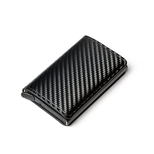Wallet card RFID Card, Vaccine Card Holder Slim Carbon Fiber Credit Card Holder Wallets, Card Cases & Money Organizers (Black)3