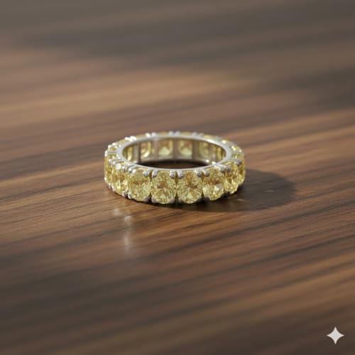 Image of 55Carat Choose Your Color Natural Gemstone Sterling Silver Band Ring Birthstone Friendship Love Size 5-13