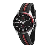 Funktionen: Multi Funktionen Sector No Limits Herren Analog Quartz Uhr mit Silicone Armband R3251516003