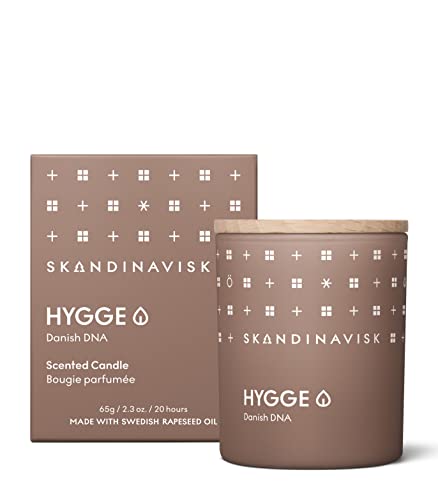 Skandinavisk Hygge 'Cosiness' Mini Scented Candle. Fragrance Notes: Black Tea And Mint Leaves, Dried Apples And Baked Cinnamon. 2.3 Oz. #TOP8