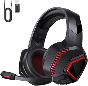 Kapeydesi Captain 900 Wireless Gaming Headset Schwarz/Rot