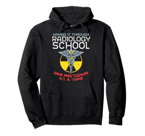Funny Radiology School Meltdown Rad Tech Student Graphic Sudadera con Capucha