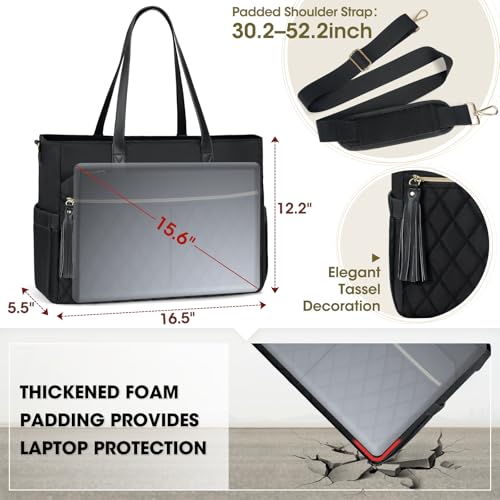RAINSMORE Tote with Insulated Pockets