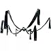 Fun Express Hanging Halloween Plastic Spider, 20 Foot, Black